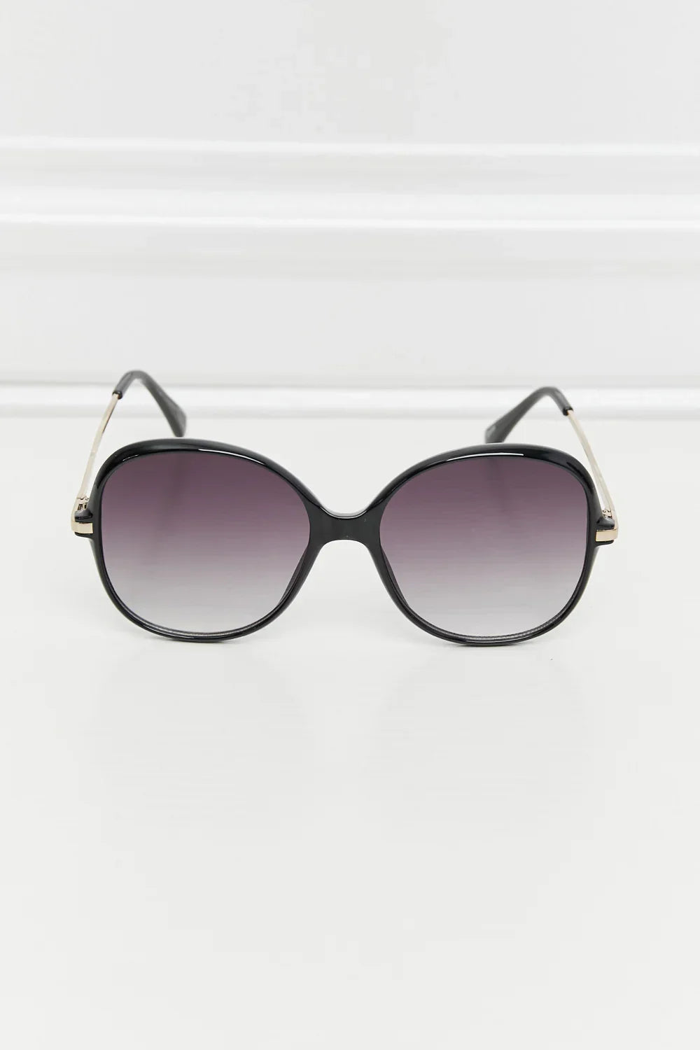 Metal-Plastic Hybrid Full Rim Sunglasses - Piña Colada