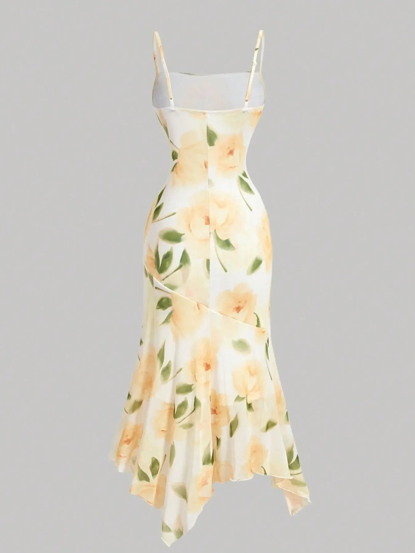 Floral Print Cami Dress - Piña Colada