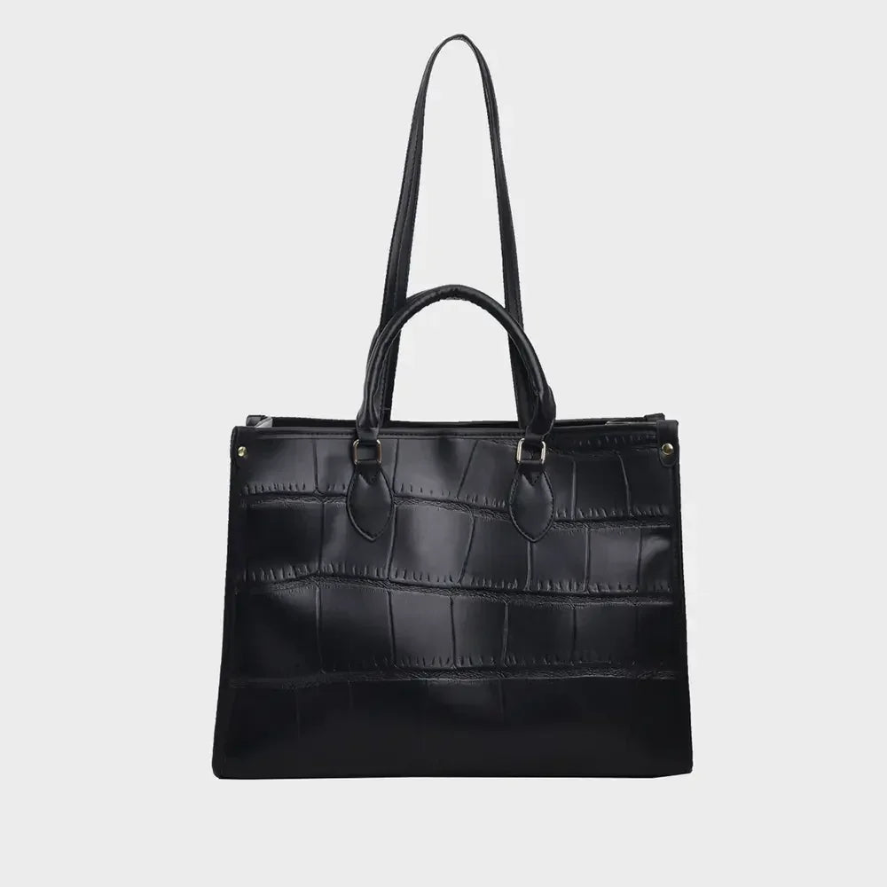 PU Leather Tote Bag - Piña Colada