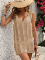 V-Neck Sleeveless Cover-Up - Piña Colada