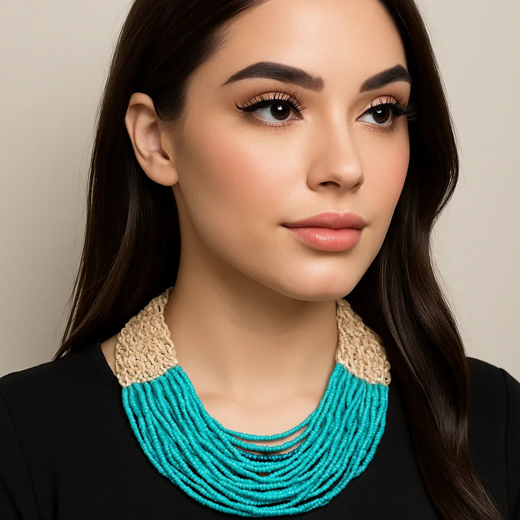 Handmade Small Beaded Necklace