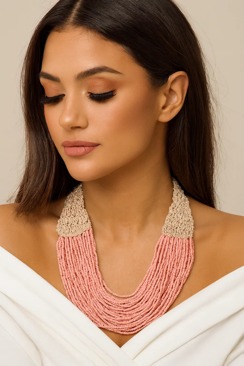 Handmade Small Beaded Necklace