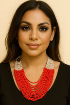 Handmade Small Beaded Necklace