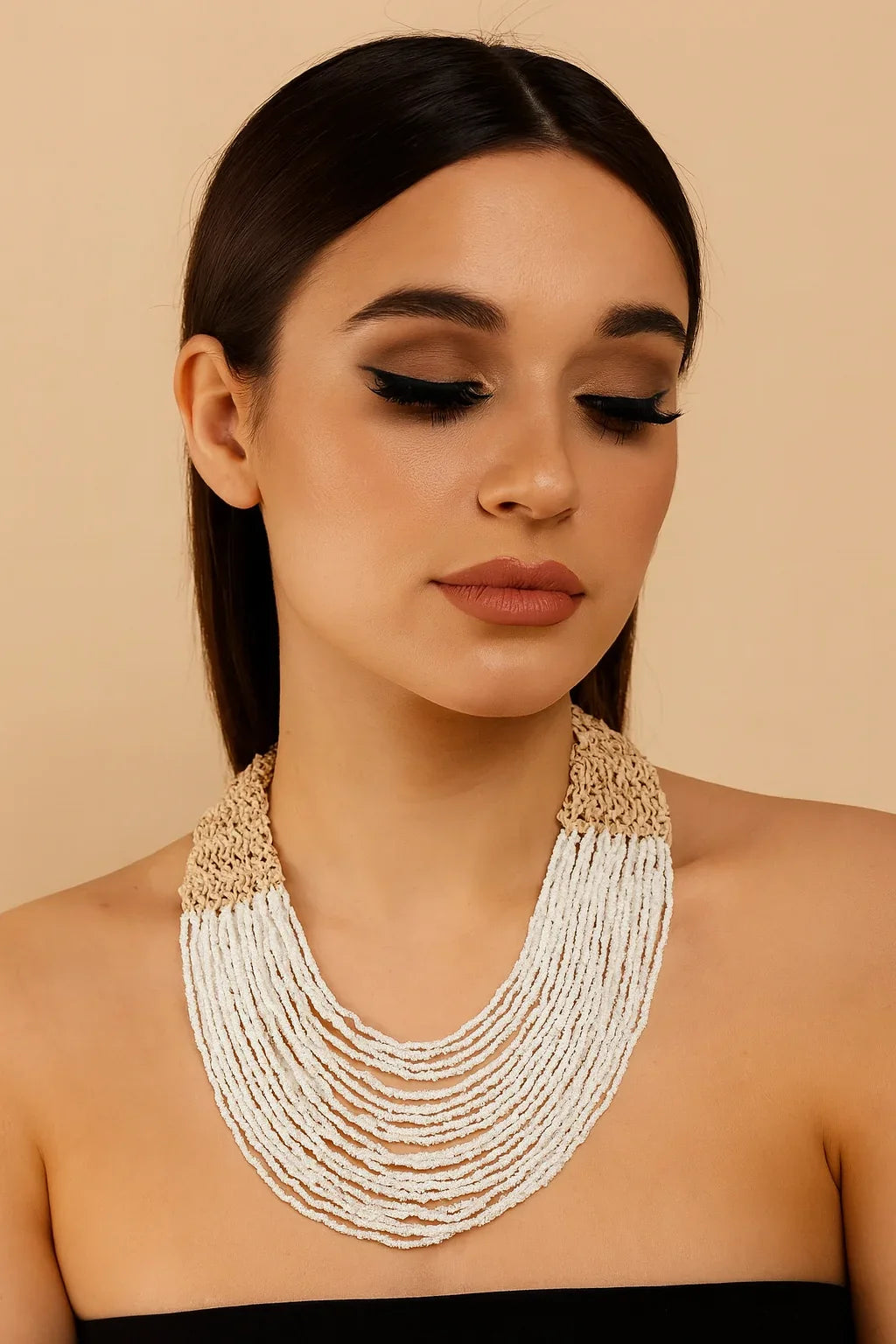 Handmade Small Beaded Necklace