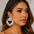 Boho Heart Dangle Drop Earring