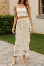 Long Skirts Women Hollow Out