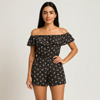 Floral Jumpsuits Shorts