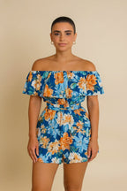 Floral Jumpsuits Shorts