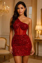 Short Sequin Dress