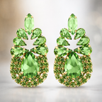 Rhinestone Pineapple Earrings