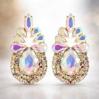 Rhinestone Pineapple Earrings