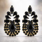 Rhinestone Pineapple Earrings