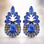 Rhinestone Pineapple Earrings