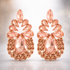 Rhinestone Pineapple Earrings