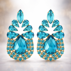 Rhinestone Pineapple Earrings