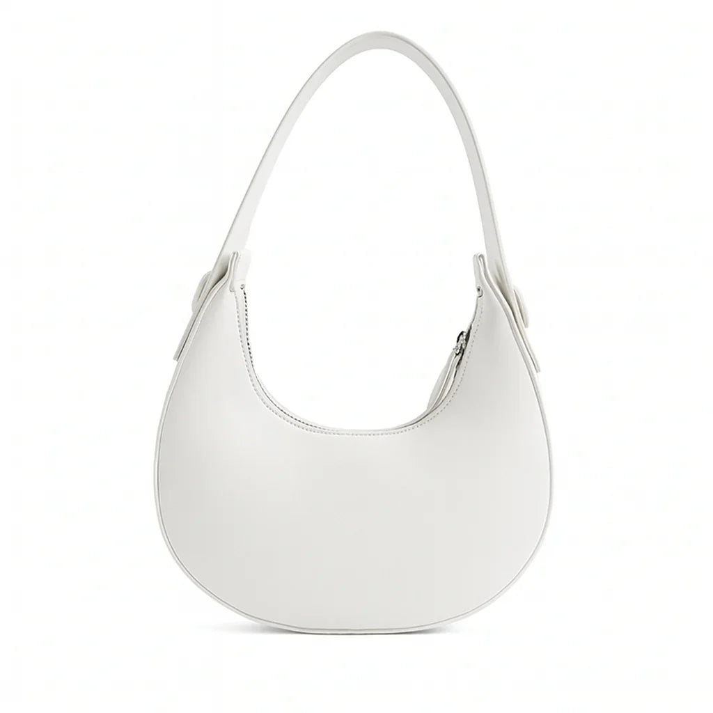 Cute Half Crescent Bag Leather