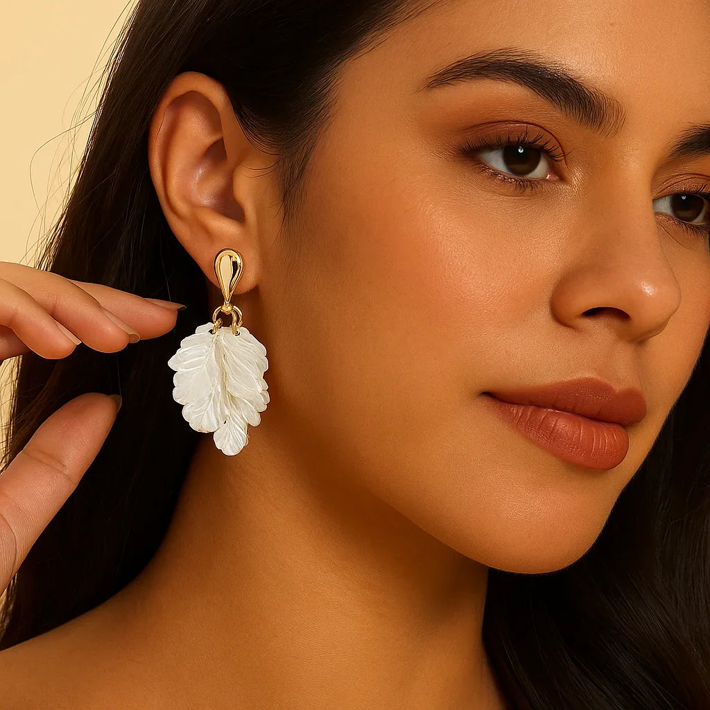 Leaves Tassels Earrings
